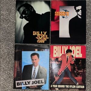 (4) Billy Joel Tour Programs